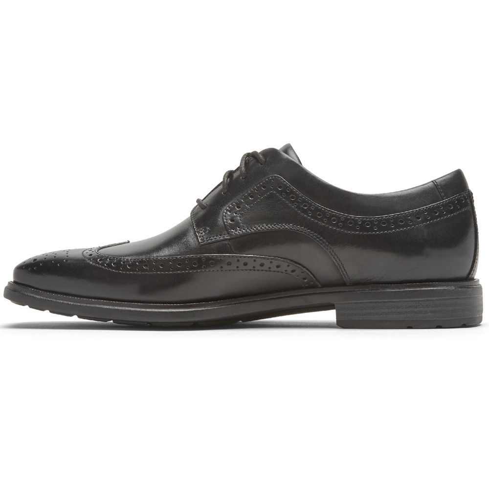 Rockport Singapore Mens Dress Shoes - Dres Sports Business 2 Wingtip Black - UR2681437